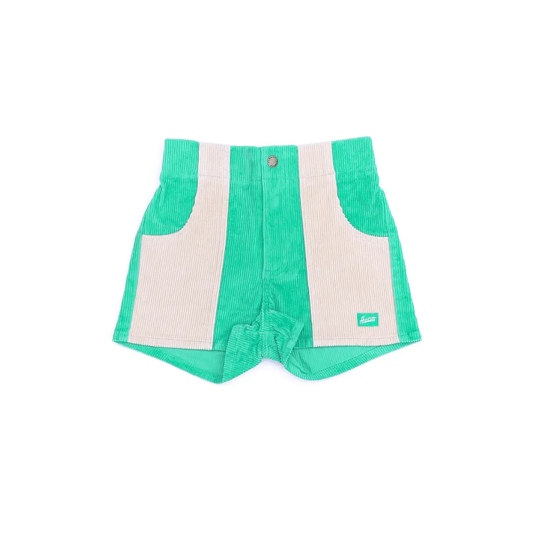 Women's Two-Tone Short - Green/Sand