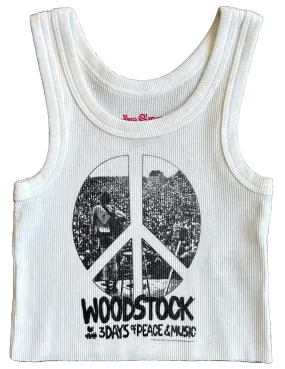 Woodstock Crop Tank Top