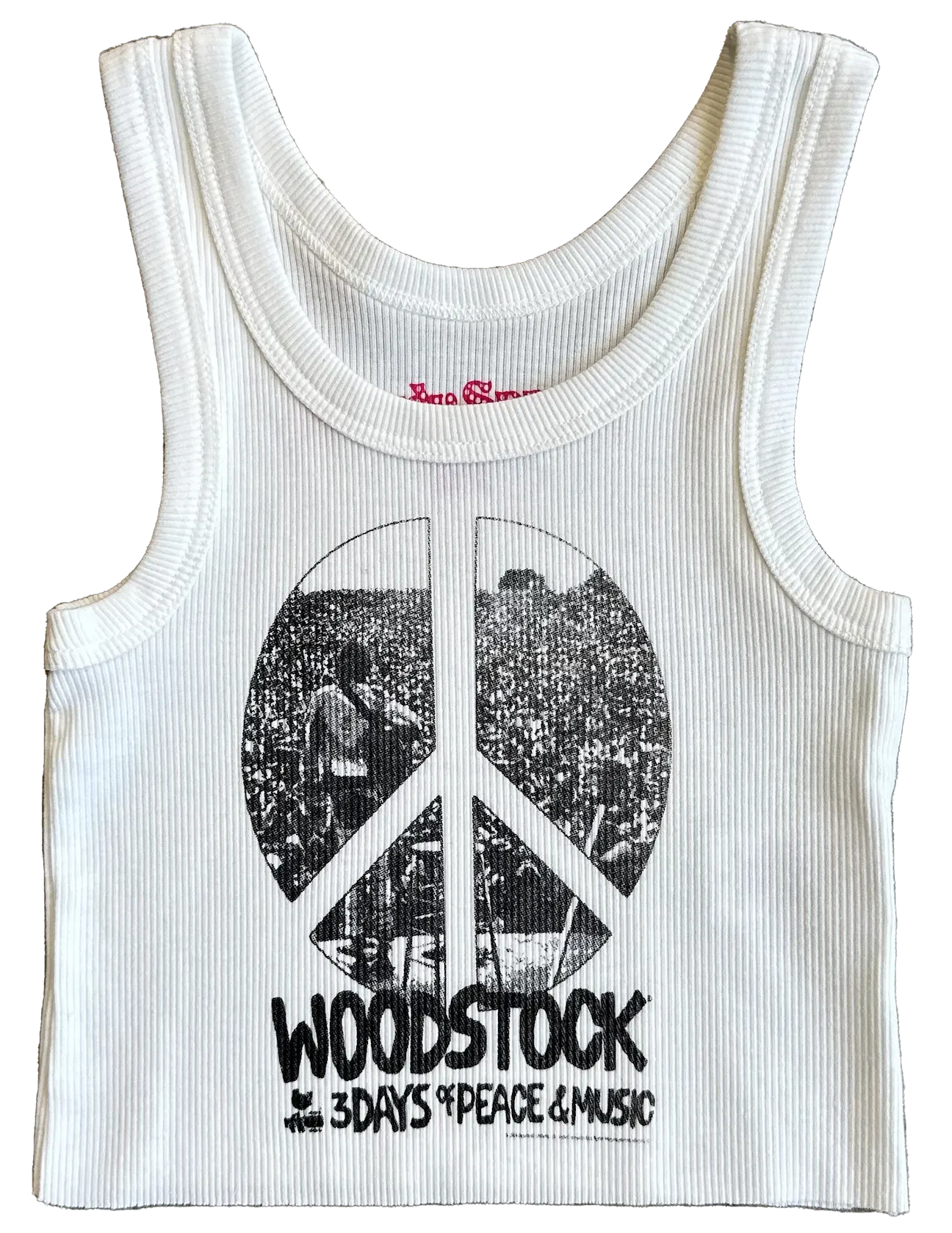 Woodstock Crop Tank Top