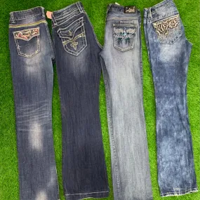 Y2K Branded Jeans (F-786)