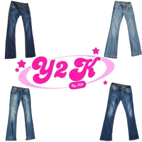 Y2K Rock Revival Flared/Bootcut Jeans